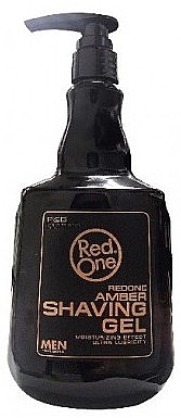 Гель для гоління - RedOne Amber Moisturizing Effect Shaving Gel — фото N1