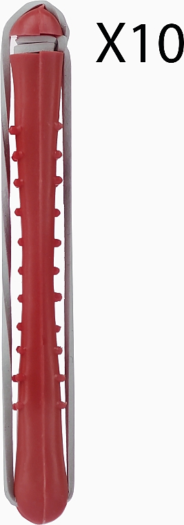 Бигуди для завивки KT-1, красные, 10 шт - Deni Carte — фото N1