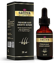 Сыворотка для роста волос - Sattva Ayurveda Premium Hair Growth Serum — фото N1
