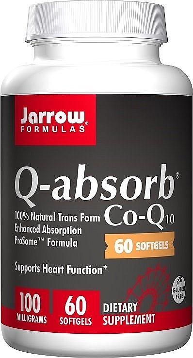 Коэнзим Q10 в мягких желатиновых капсулах - Jarrow Formulas Q-Absorb 100 mg — фото N3