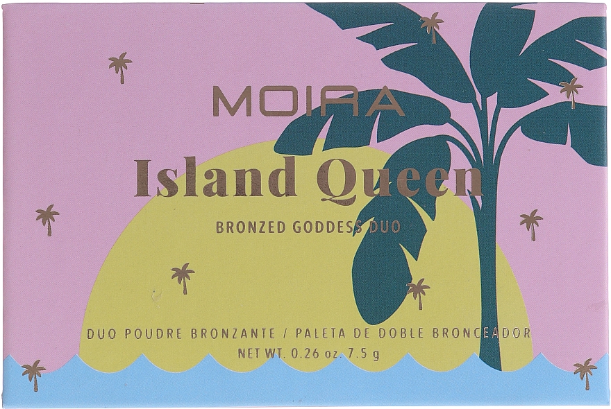 Бронзер для лица - Moira Island Queen Bronzed Goddess Duo — фото N2