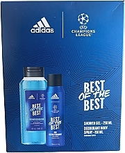 Adidas UEFA 9 Best Of The Best - Набор (deo/spray/150ml + sh/gel/250ml) — фото N1