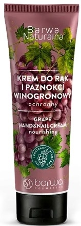 Защитный крем для рук и ногтей "Виноград" - Barwa Naturalna Grape Protective Hand Cream — фото 100ml