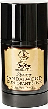 Парфумерія, косметика Taylor Of Old Bond Street Sandalwood - Дезодорант-стік