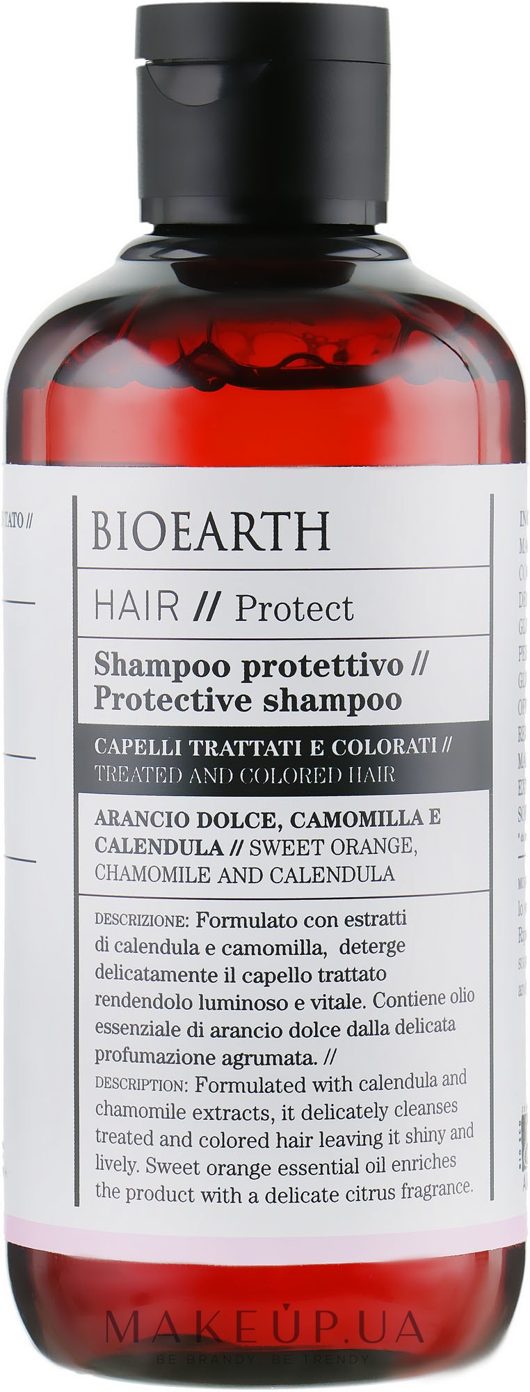 Шампунь "Захист кольору" для фарбованого волосся - Bioearth Hair Protective Shampoo — фото 250ml