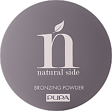 Бронзирующая пудра для лица - Pupa Natural Side Bronzing Powder — фото N2