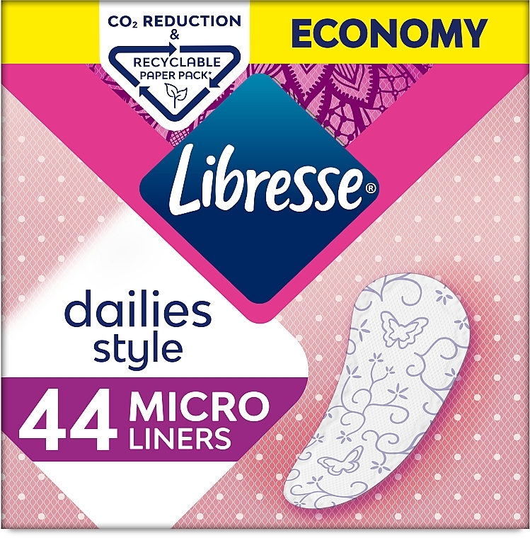 Прокладки щоденні, 44 шт - Libresse Dailies Style Micro