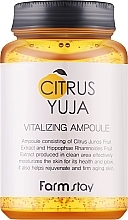 Ампульна сироватка для обличчя з екстрактом юдзу - FarmStay Citrus Yuja Vitalizing Ampoule — фото N1