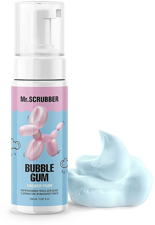 Парфумована пінка для душу - Mr.Scrubber Bubble Gum Shower Foam — фото N1