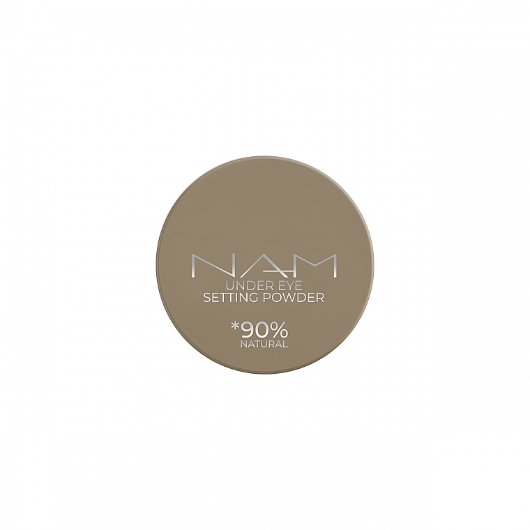 NAM Under Eye Setting Powder - Освітлювальна пудра для фіксації під очима — фото N2