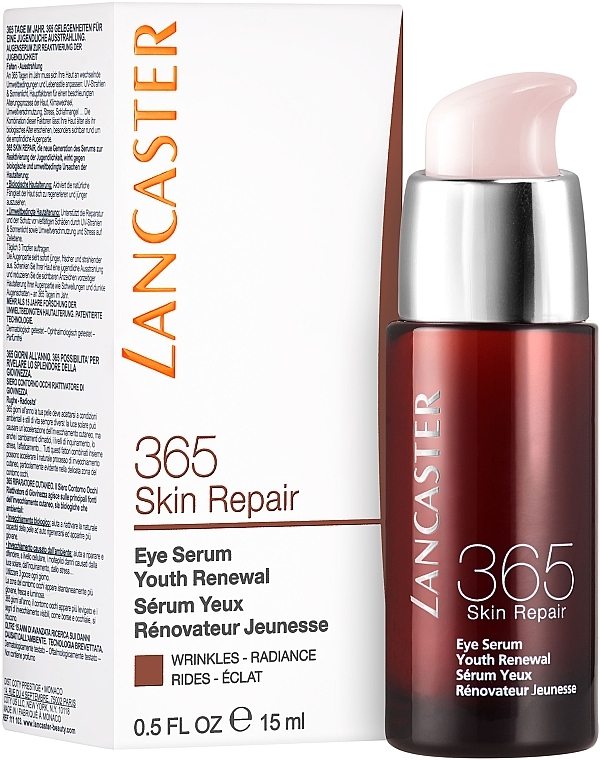 УЦЕНКА Сыворотка для кожи вокруг глаз - Lancaster 365 Skin Repair Eye Serum Youth Renewal * — фото N2