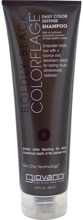 Шампунь для брюнеток - Giovanni Colorflage Boldly Black Shampoo — фото N1