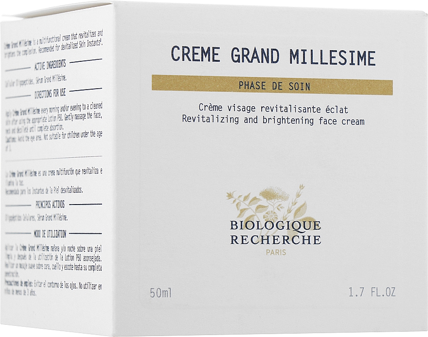 Омолоджувальний крем - Biologique Recherche Grand Millesime Revitalising Face Cream — фото N3