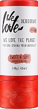 Духи, Парфюмерия, косметика Дезодорант-стик - We Love The Planet Sweet & Soft Deodorant