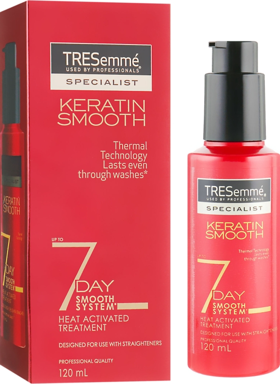 Крем-праймер для волос - Tresemme Hair Treatment Keratin 7 Day Smooth Heat Activa — фото N2