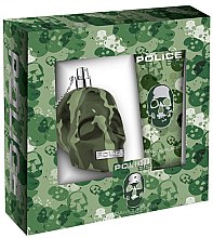 Духи, Парфюмерия, косметика Police To Be Camouflage - Набор (edt/75ml + b/shamp/100ml)