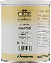 Воск для депиляции "Масло чайного дерева" - Holiday Depilatory Wax Tea Tree Oil  — фото N4