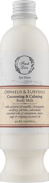 Молочко для тела "Орфей и эвридика" - Fresh Line Spa Elixirs Orpheus & Eurydice Cocooning & Calming Body Milk — фото N1