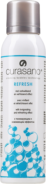 Спрей для тела с бодрящим и освежающим эффектом - Curasano Creaking Bubbles Refresh  — фото N1