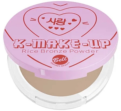 Рисовий бронзер для обличчя - Bell Asian Valentine's Day K-Make-Up Rice Bronze Powder — фото N1