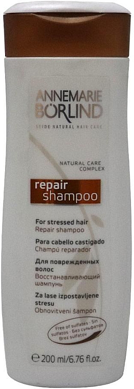 Восстанавливающий шампунь для поврежденных волос - Annemarie Borlind Repair Shampoo — фото N1