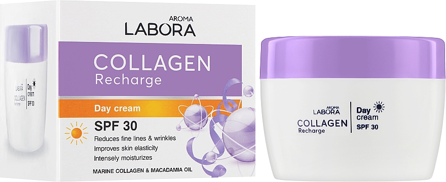 Дневной крем для лица SPF30 - Aroma Labora Collagen Recharge Day Cream — фото N2