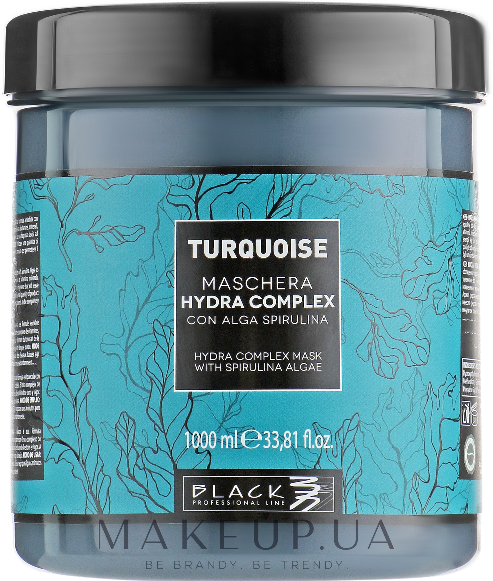 Маска для восстановления волос - Black Professional Line Turquoise Hydra Complex Mask  — фото 1000ml