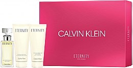 Парфумерія, косметика Calvin Klein Eternity For Women - Набір (edp/50 ml + b/lot/100 ml + sh/gel/100 ml)