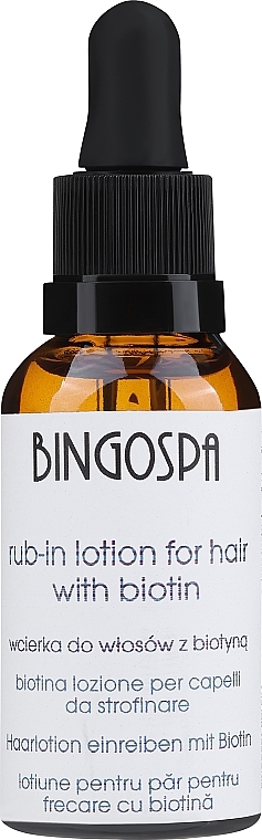 Лосьйон для волосся з біотином 20% - BingoSpa Biotin 20% For Hair Rub-In Lotion — фото N1