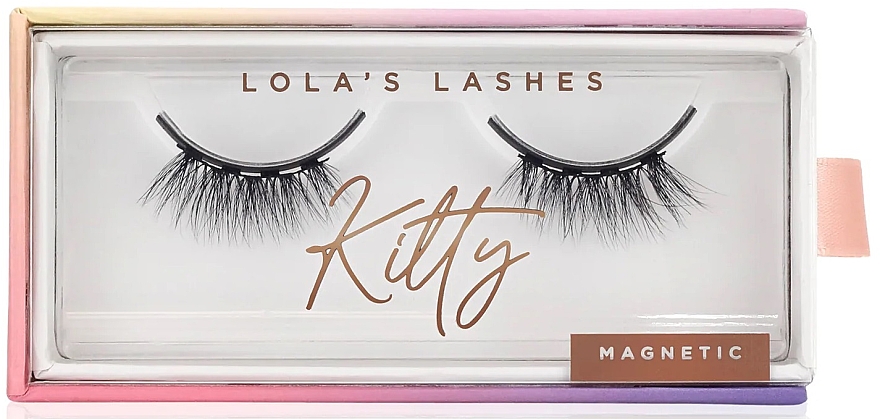 Накладные магнитные ресницы - Lola's Lashes Kitty Magnetic Half Lashes — фото N1