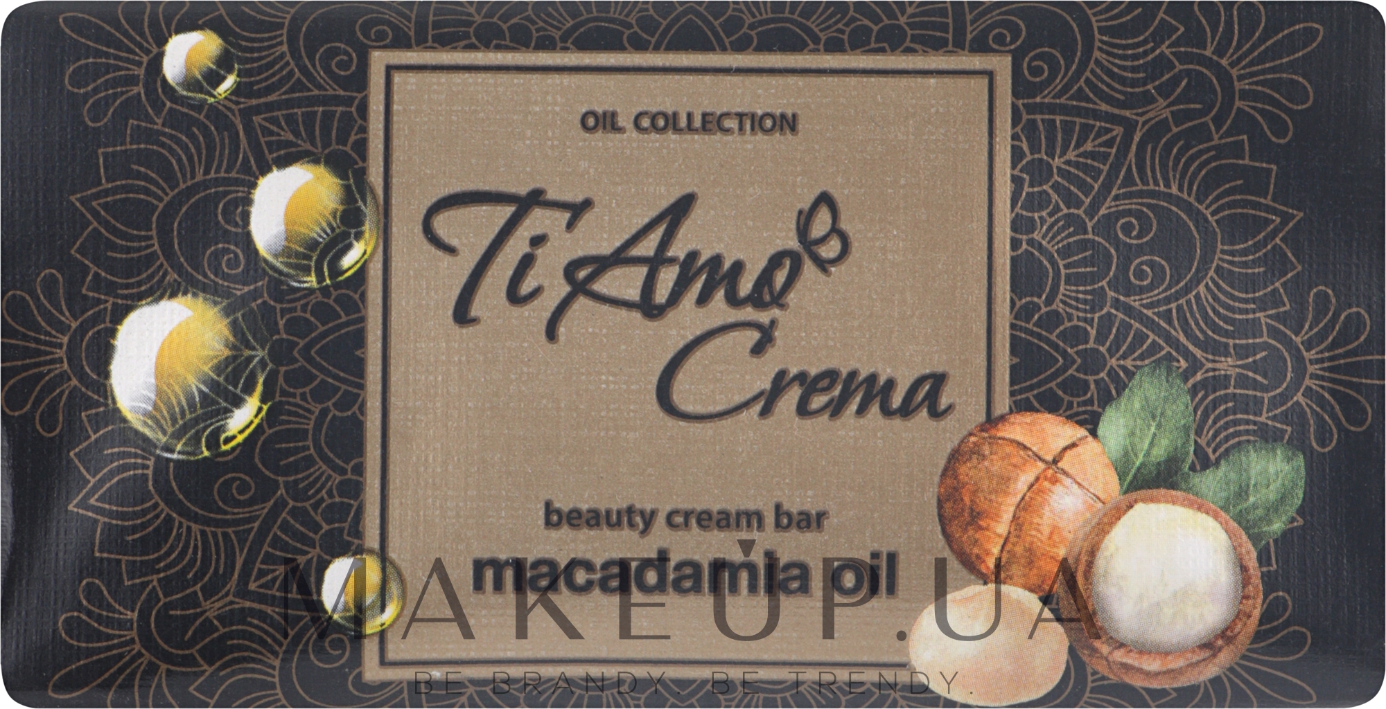 Крем-мило "З олією макадамії" - Миловарні традиції Ti Amo Crema — фото 125g