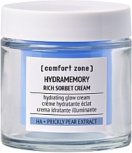 Насыщенный крем-сорбет для глубоко увлажнения и сияния - Comfort Zone Hydramemory Rich Sorbet Cream — фото N3