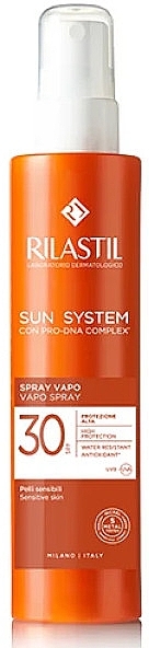 Сонцезахисний спрей для тіла - Rilastil Sun System Vapo Spray SPF50+ — фото N1