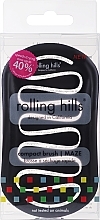 Парфумерія, косметика Компактний гребінець для швидкого сушіння волосся, чорний - Rolling Hills Compact Brush Maze