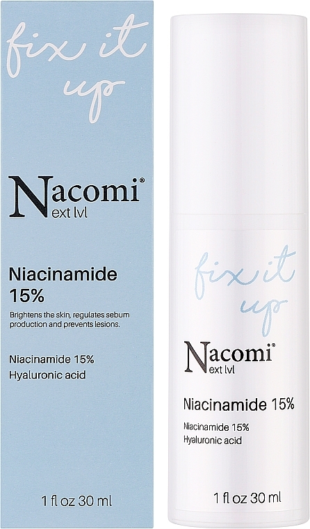 УЦЕНКА Сыворотка для лица с 15% концентрацией ниацинамида - Nacomi Next Level Niacinamide 15% * — фото N2