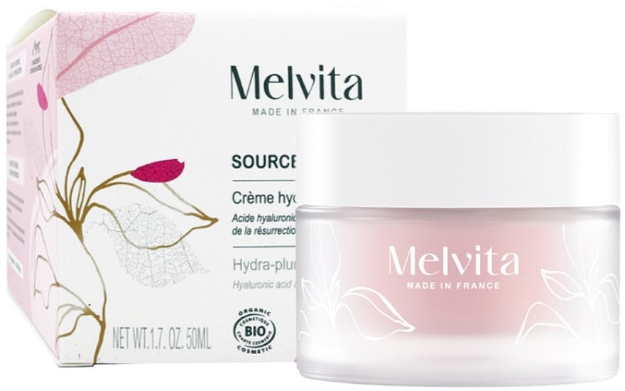 Увлажняющий крем для лица - Melvita Source De Roses Hydra-Plumping Cream — фото N2