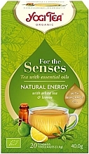 Парфумерія, косметика Трав'яний чай "Природна енергія" - Yogi Tea For The Senses Natural Energy