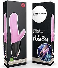 Парфумерія, косметика Жіночий вібратор з кліторальним стимулятором, рожевий - Fun Factory Bi Stronic Fusion