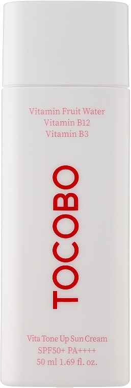 Тонувальний сонцезахисний крем - Tocobo Vita Tone Up Sun Cream SPF50+ PA++++ — фото N1