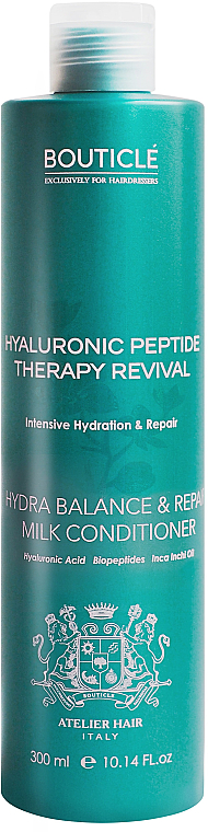 Кондиционер для волос - Bouticle Hyaluronic Peptide Therapy Revival Hydra Balance&Repair Milk Conditioner — фото N2