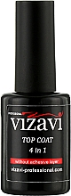 Финишное покрытие 4 в 1 - Vizavi Professional Top Coat  — фото N3