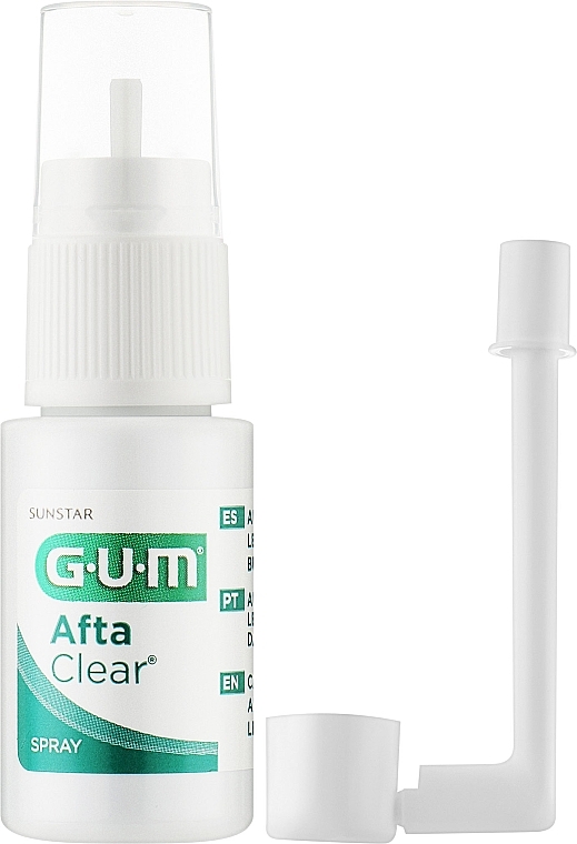 Спрей для лікування травм та виразок у ротовій порожнині - G.U.M. AftaClear Spray — фото N1