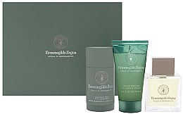 Духи, Парфюмерия, косметика Ermenegildo Zegna Acqua Di Bergamotto - Набор (edt/100ml + deostick/73ml + hair/body/wash/75ml)