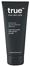 Духи, Парфюмерия, косметика Гель для лица - True Men Skin Care Advanced Age & Pollution Defence Daily Face Wash With Gentle Scrubs