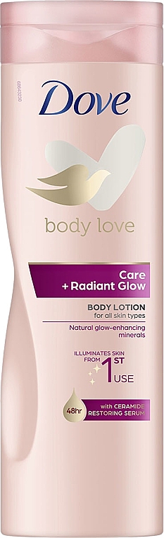 Dove Body Love Care + Radiant Glow Body Lotion - Dove Body Love Care + Radiant Glow Body Lotion — фото N1