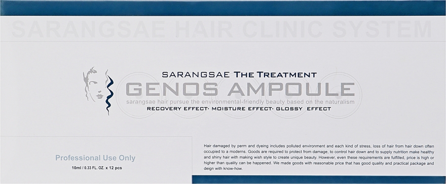 Ампули для відновлення волосся - Sarangsae Genos Ampoule Treatment — фото N1