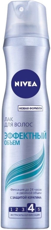 Лак для волос "Эффектный объем" с защитой кератина - NIVEA Hair Care Volume Sensation Styling Spray — фото N1