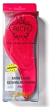 Парфумерія, косметика Щітка для волосся, рожева - Rich Satin Touch Detangling Brush