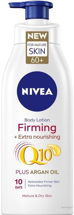 Укрепляющий и питательный лосьон для тела - NIVEA Q10 60+ Firmiing Body Lotion — фото 400ml