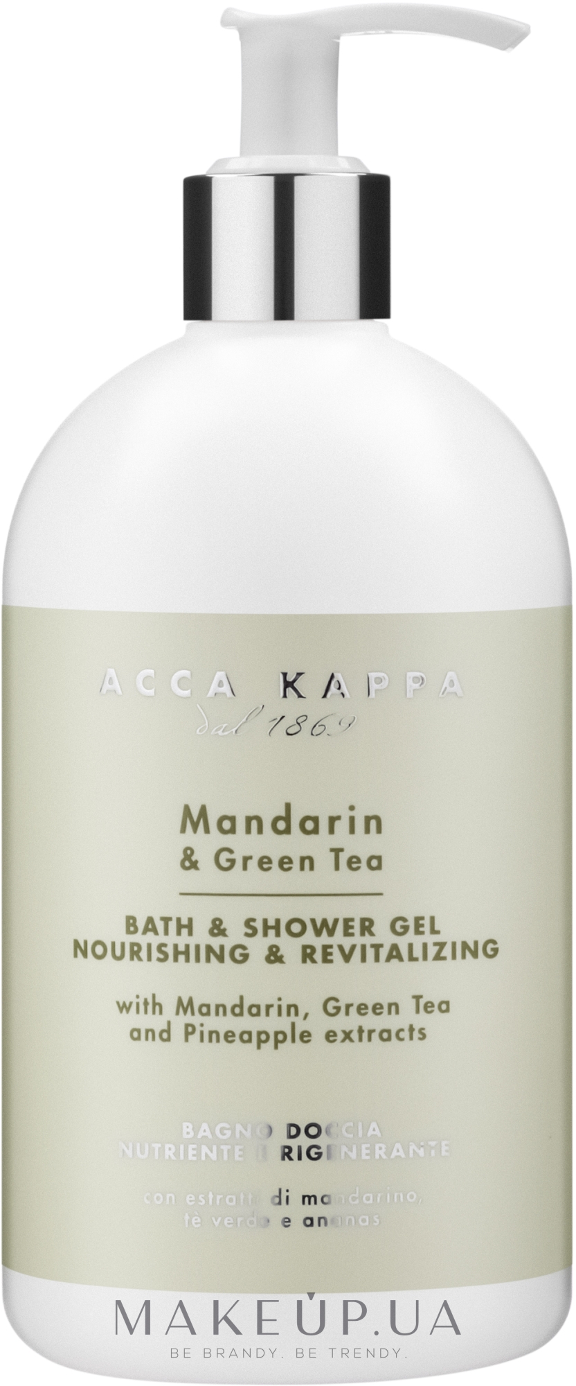 Acca Kappa Mandarin & Green Tea Douche Gel - Гель для душа — фото 500ml